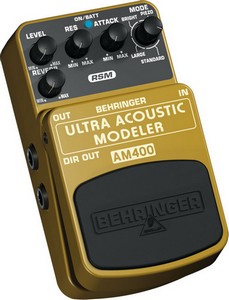 Behringer sortie de l'Ultra Acoustic Modeler AM400